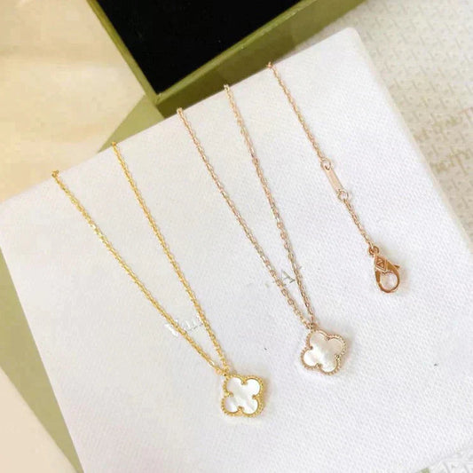¡®Lume Jewels¡¯CLOVER MINI 9.5MM WHITE MOTHER-OF-PEARL NECKLACE