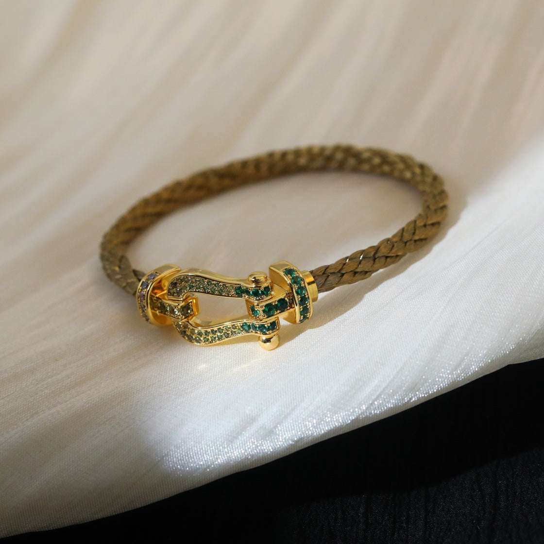 ¡®Lume Jewels¡¯FORCE 10 GOLD GREEN DIAMOND PAVED
