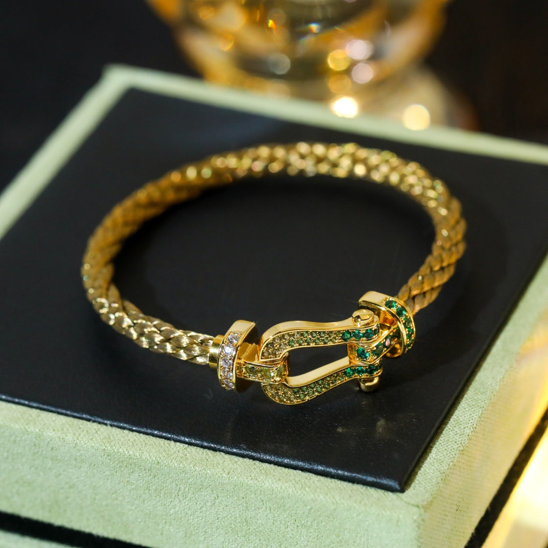 ¡®Lume Jewels¡¯FORCE 10 GOLD GREEN DIAMOND PAVED