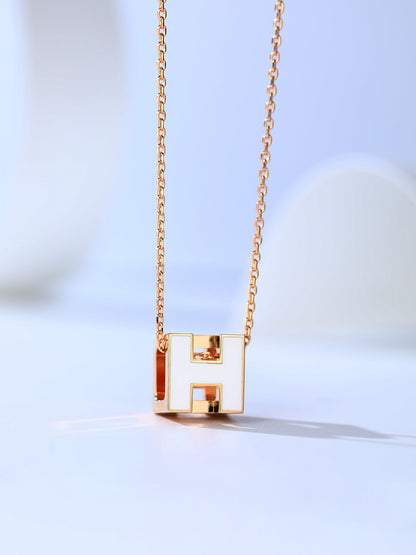 ¡®Lume Jewels¡¯H CAGE PINK GOLD NECKLACE