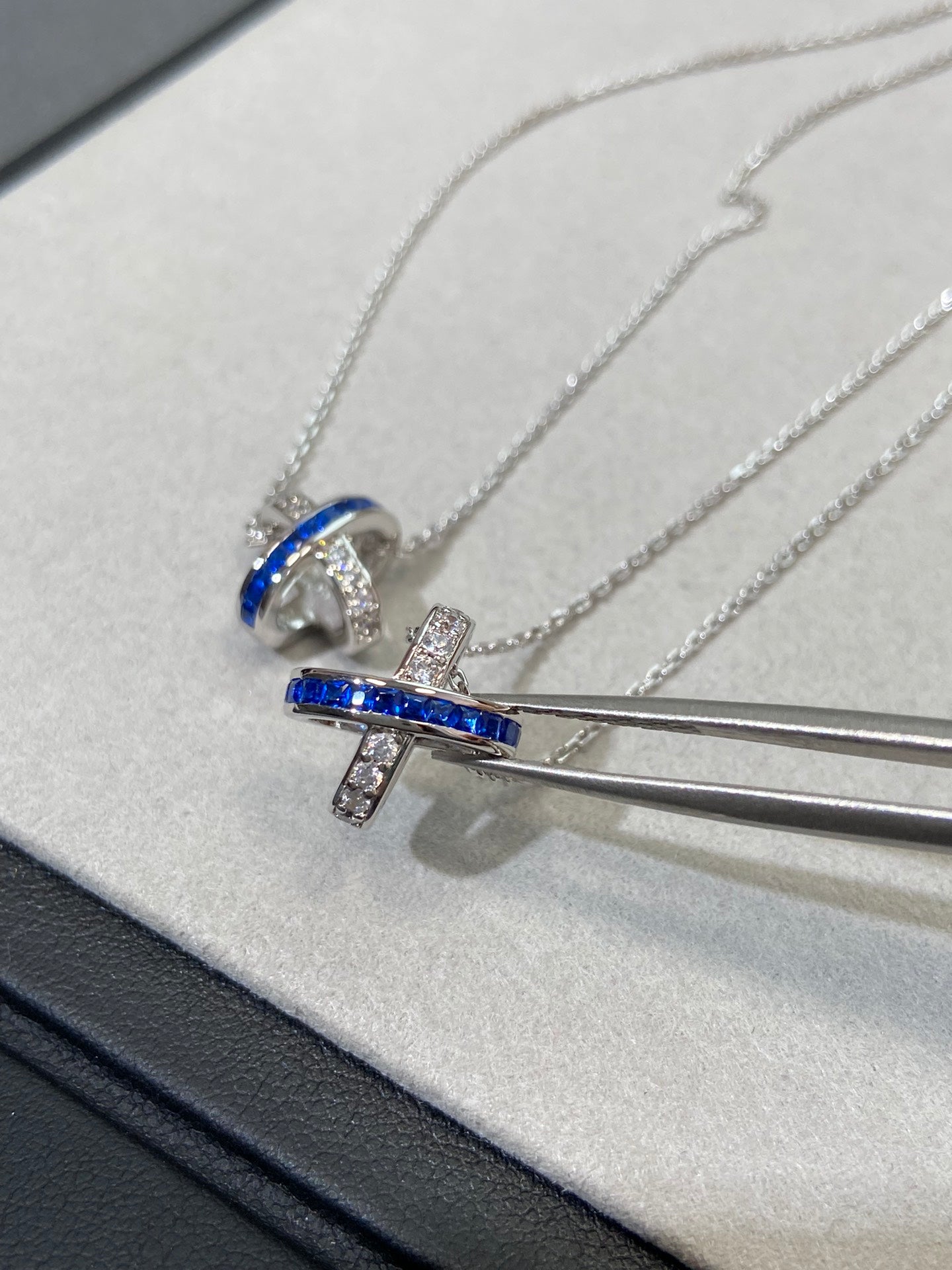 ¡®Lume Jewels¡¯LIENS DIAMOND SILVER NECKLACE