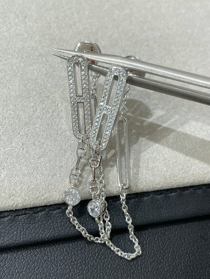 ¡®Lume Jewels¡¯CHAINE CHAOS DIAMOND DROP EARRINGS