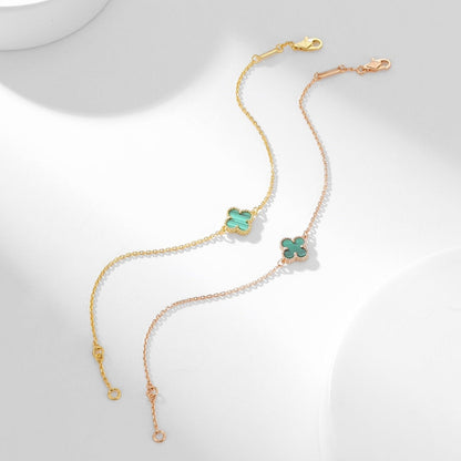¡®Lume Jewels¡¯CLOVER BRACELET MALACHITE 1 MOTIF
