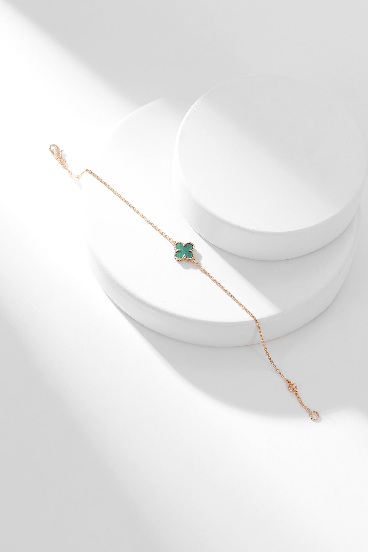 ¡®Lume Jewels¡¯CLOVER BRACELET MALACHITE 1 MOTIF