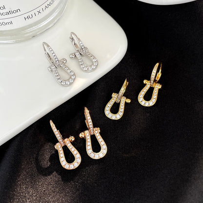 ¡®Lume Jewels¡¯FORCE 10 FULL DIAMOND DROP EARRINGS MEDIUM MODEL