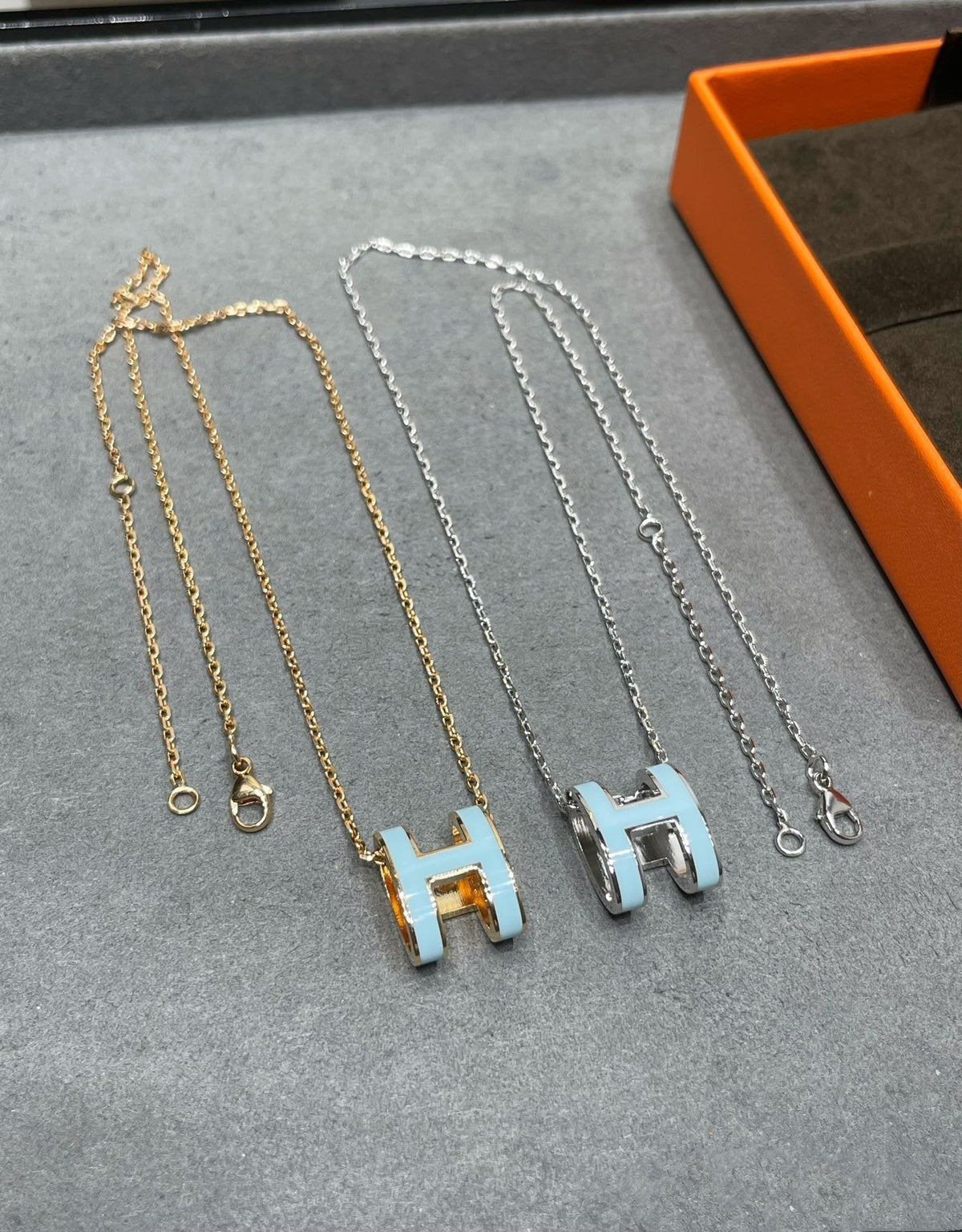 ¡®Lume Jewels¡¯POP H SKY BLUE NECKLACE