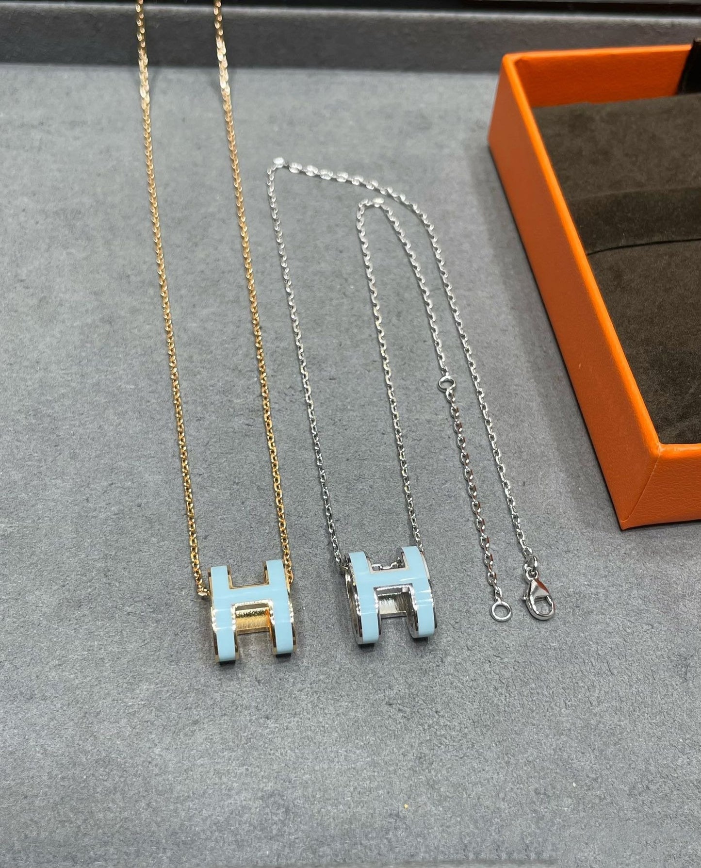 ¡®Lume Jewels¡¯POP H SKY BLUE NECKLACE