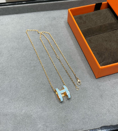 ¡®Lume Jewels¡¯POP H SKY BLUE NECKLACE
