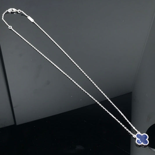 ¡®Lume Jewels¡¯CLOVER PIETERSITE SILVER LONG NECKLACE