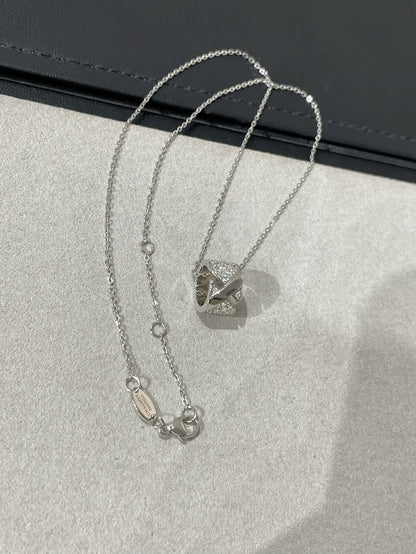 ¡®Lume Jewels¡¯LIENS EVIDENCE DIAMOND PAVED NECKLACE