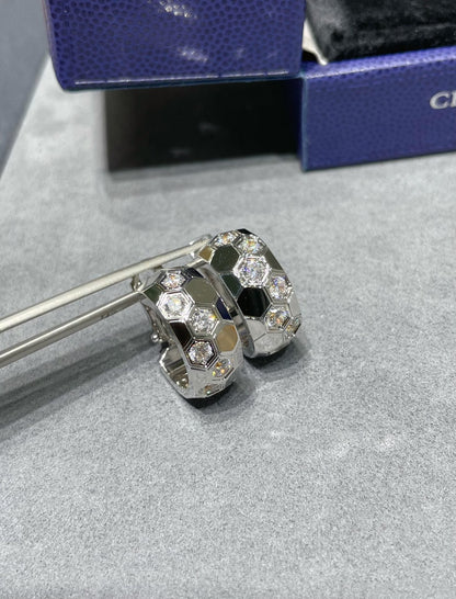 ¡®Lume Jewels¡¯BEE LOVE DIAMOND HOOP EARRINGS