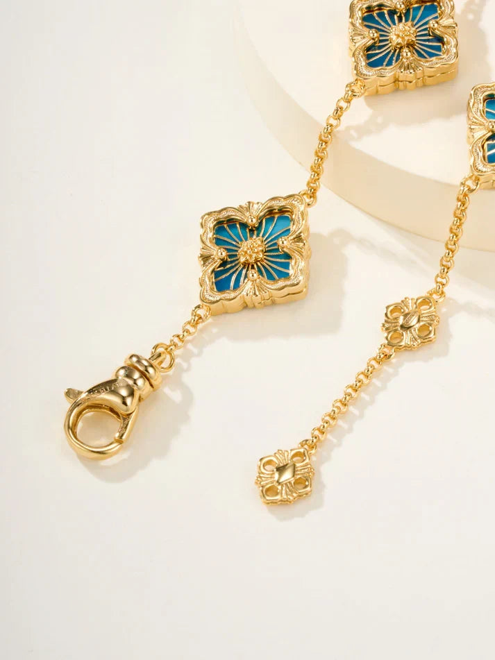 [Lume Jewels]B.C.L ENAMELED Five-Flower Bracelet£¨Various Colors)