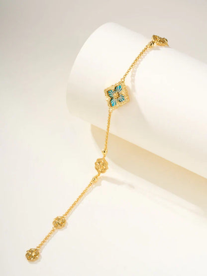 [Lume Jewels]B.C.L ENAMELED One-Flower Bracelet£¨Various Colors)