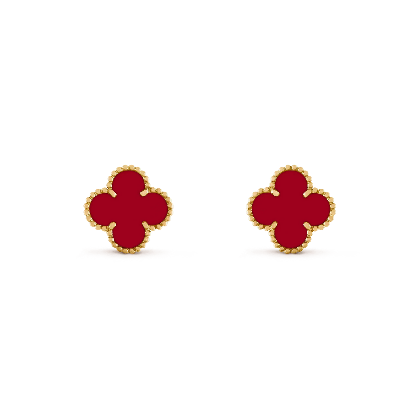 ¡®Lume Jewels¡¯CLOVER MEDIUM 1 MOTIFS CARNELIAN  EARRINGS