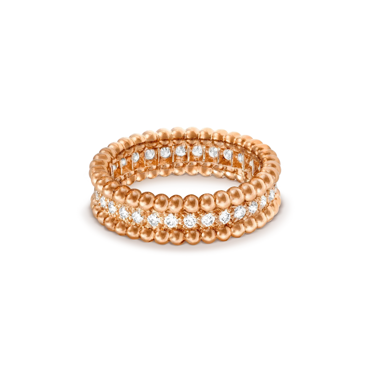 ¡®Lume Jewels¡¯PERLEE DIAMOND ROSE GOLD RING