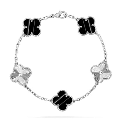 [Lume Jewels]New  CLOVER 5 MOTIF PULSAR STONE BRACELET COLLECTION