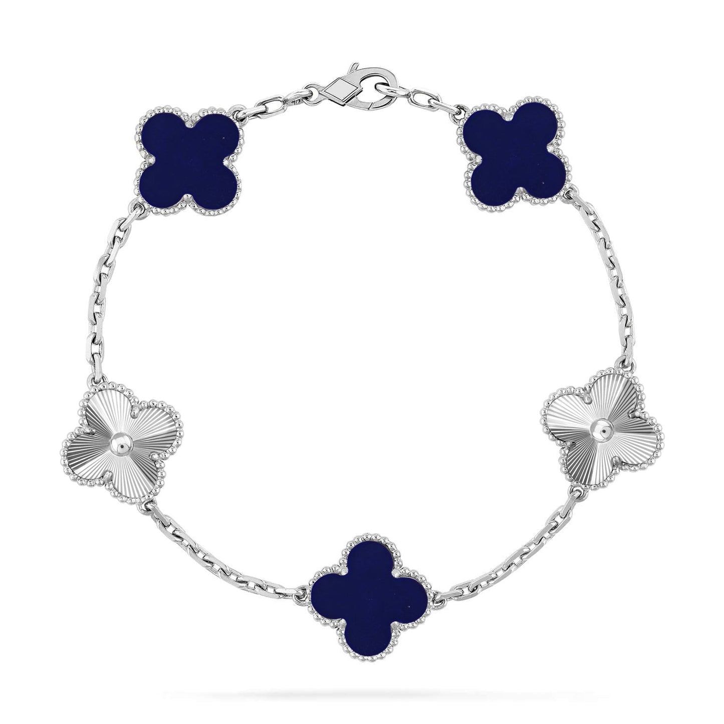 [Lume Jewels]New CLOVER 5 MOTIF LAPIS LAZULI BRACELET COLLECTION