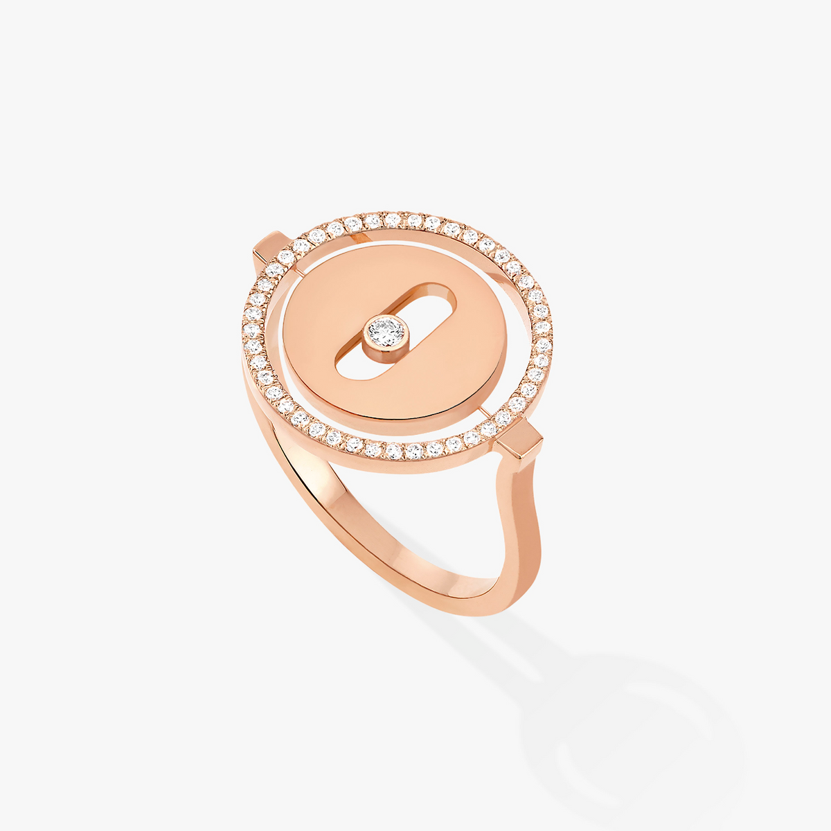 [Lume Jewels]LUCKY MOVE PINK GOLD DIAMOND RING