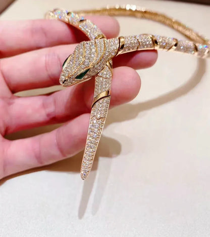 [✨Lume Jewels✨]HAUTE COUTURE GOLD SERPENTI NECKLACE