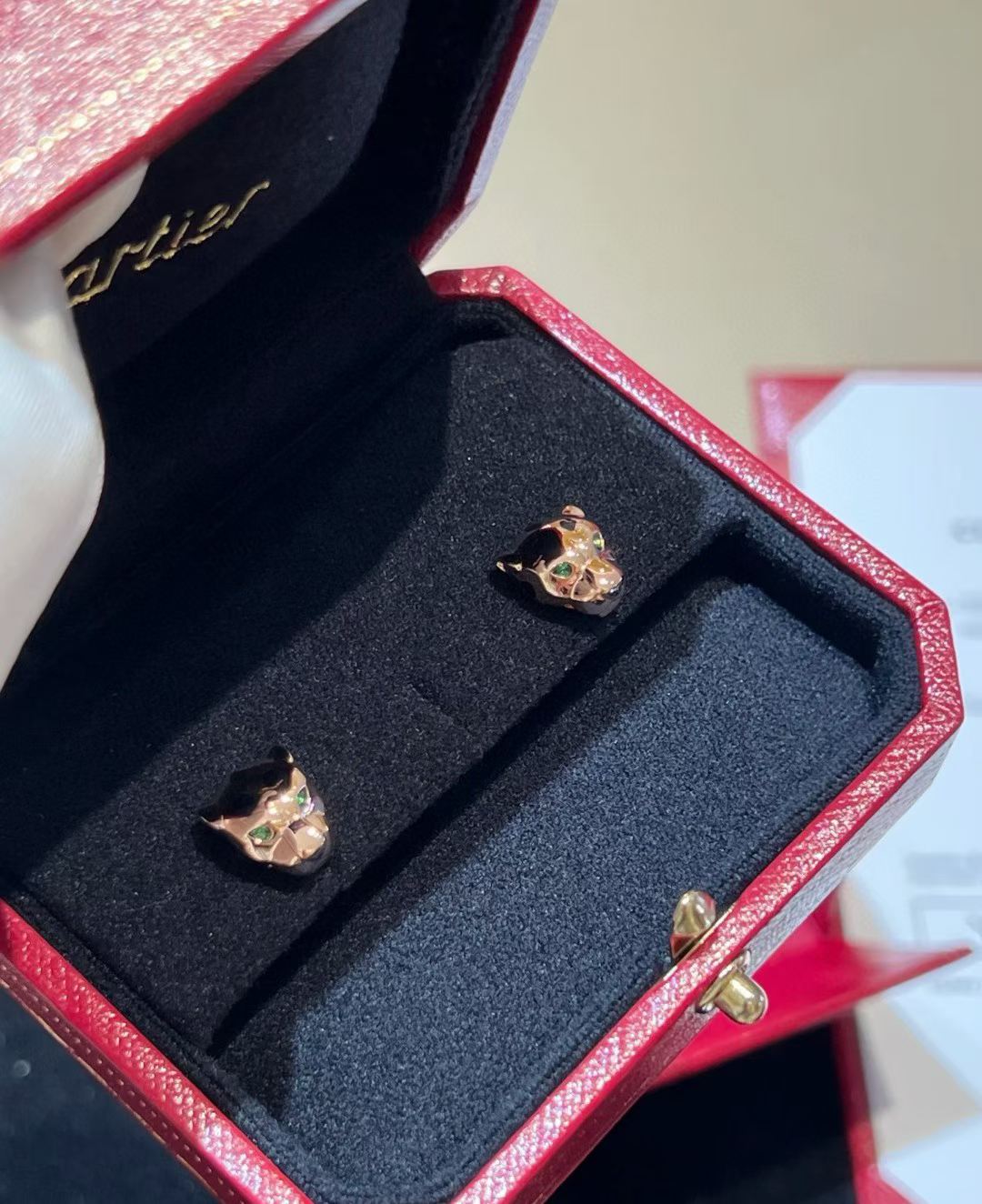 [Lume Jewels] CHRRTAH-PRINT STUD EARRINGS, THREE COLORS