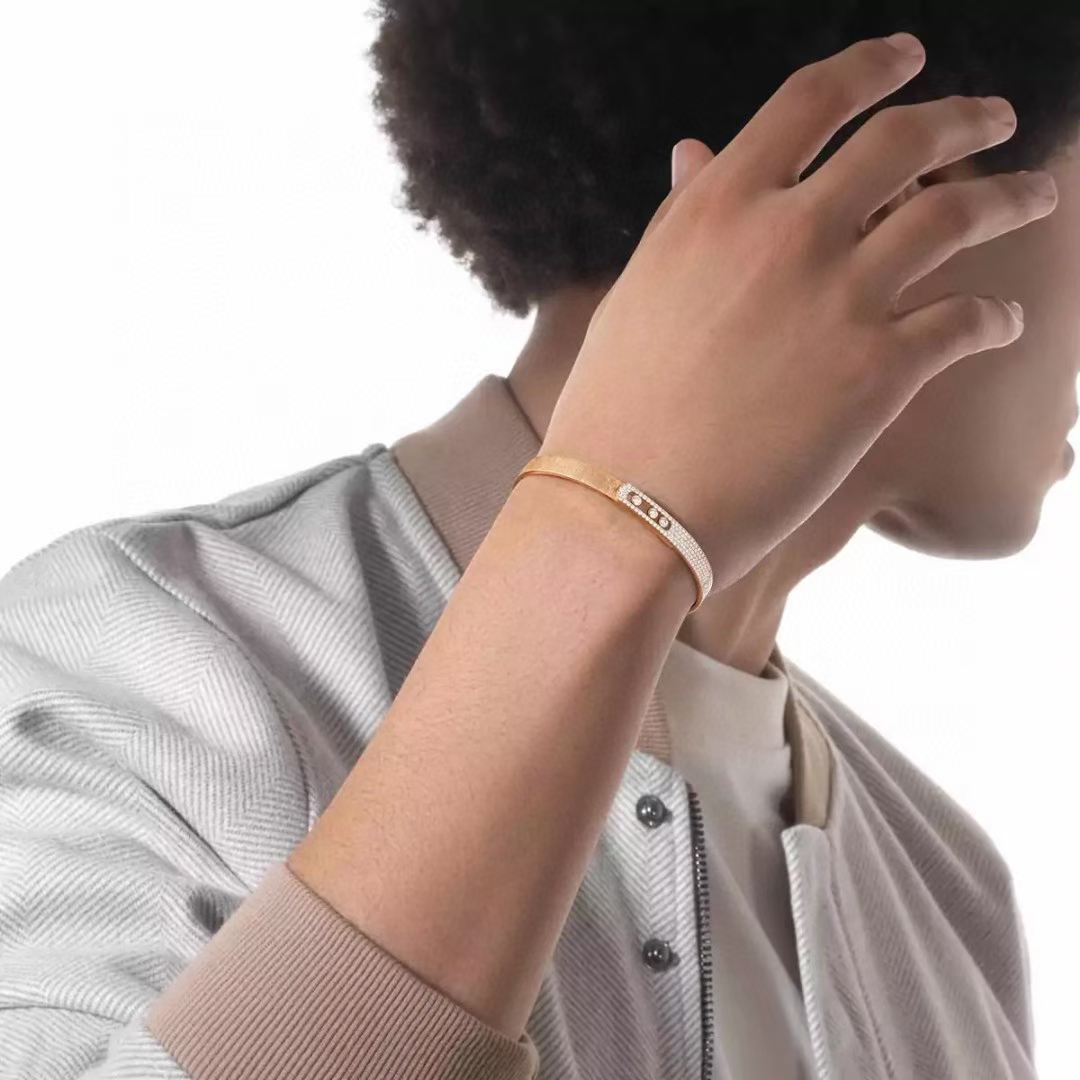 [Lume Jewels] 2026 BRAND-NEW FROSTED BRACELET WITH DIAMONDS THREE COLORS