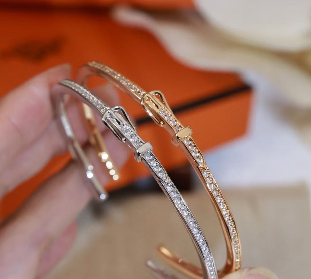 [Lume Jewels] DIAMOND-ENCRUSTED BRACELET THREE COLORS