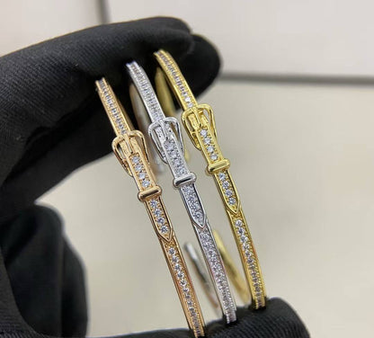 [Lume Jewels] DIAMOND-ENCRUSTED BRACELET THREE COLORS