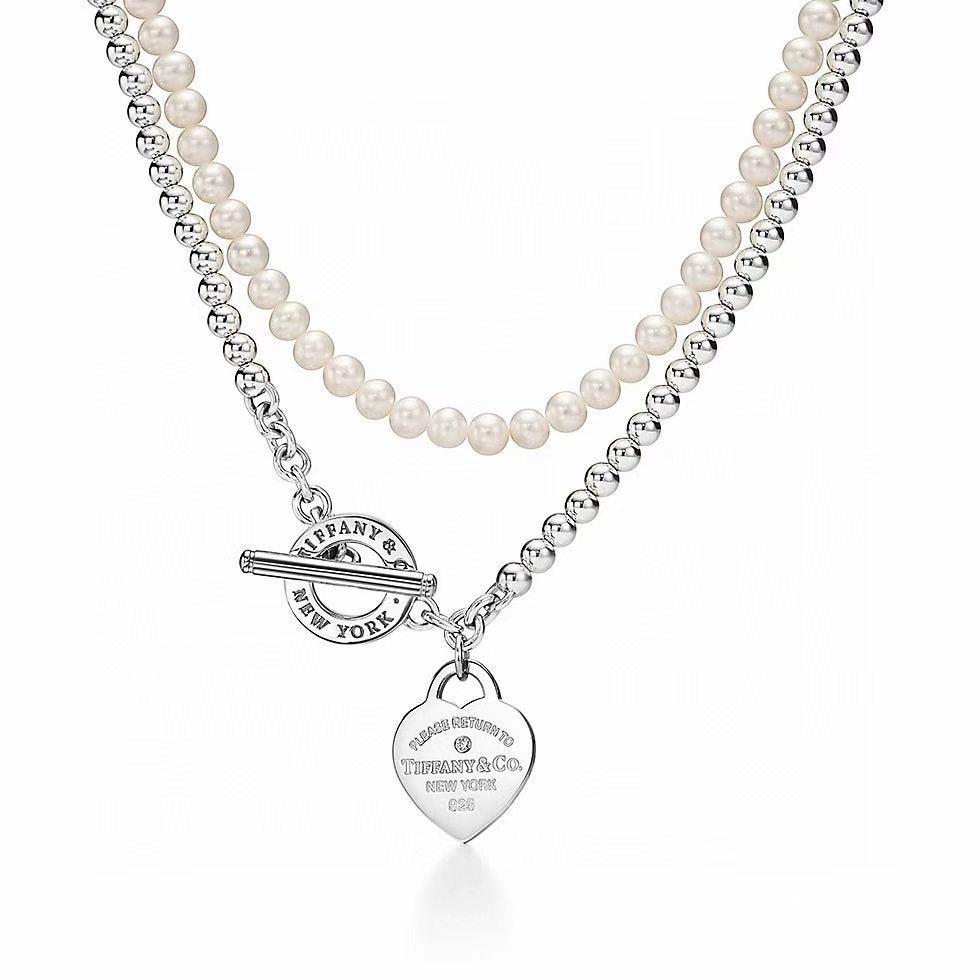 [Lume Jewels] Double-clasp Pearl Necklace、Bracelet