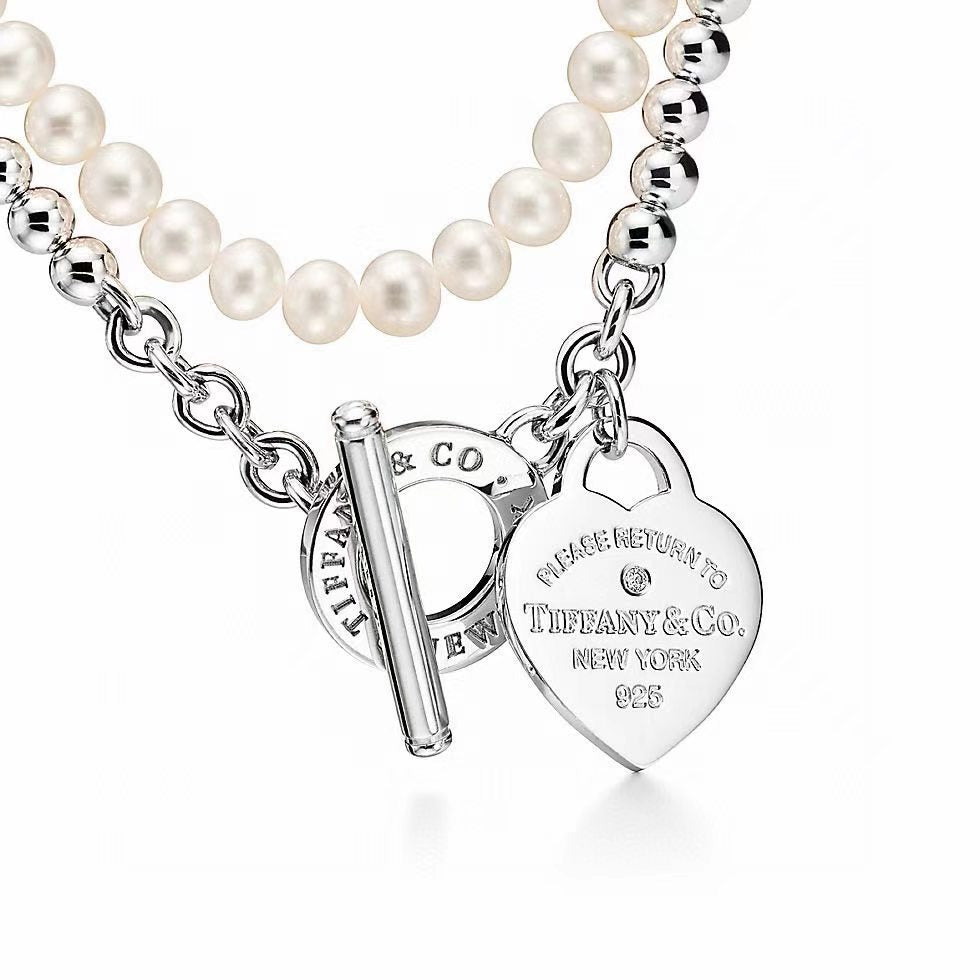 [Lume Jewels] Double-clasp Pearl Necklace、Bracelet