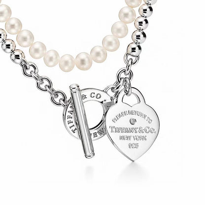 [Lume Jewels] Double-clasp Pearl Necklace、Bracelet