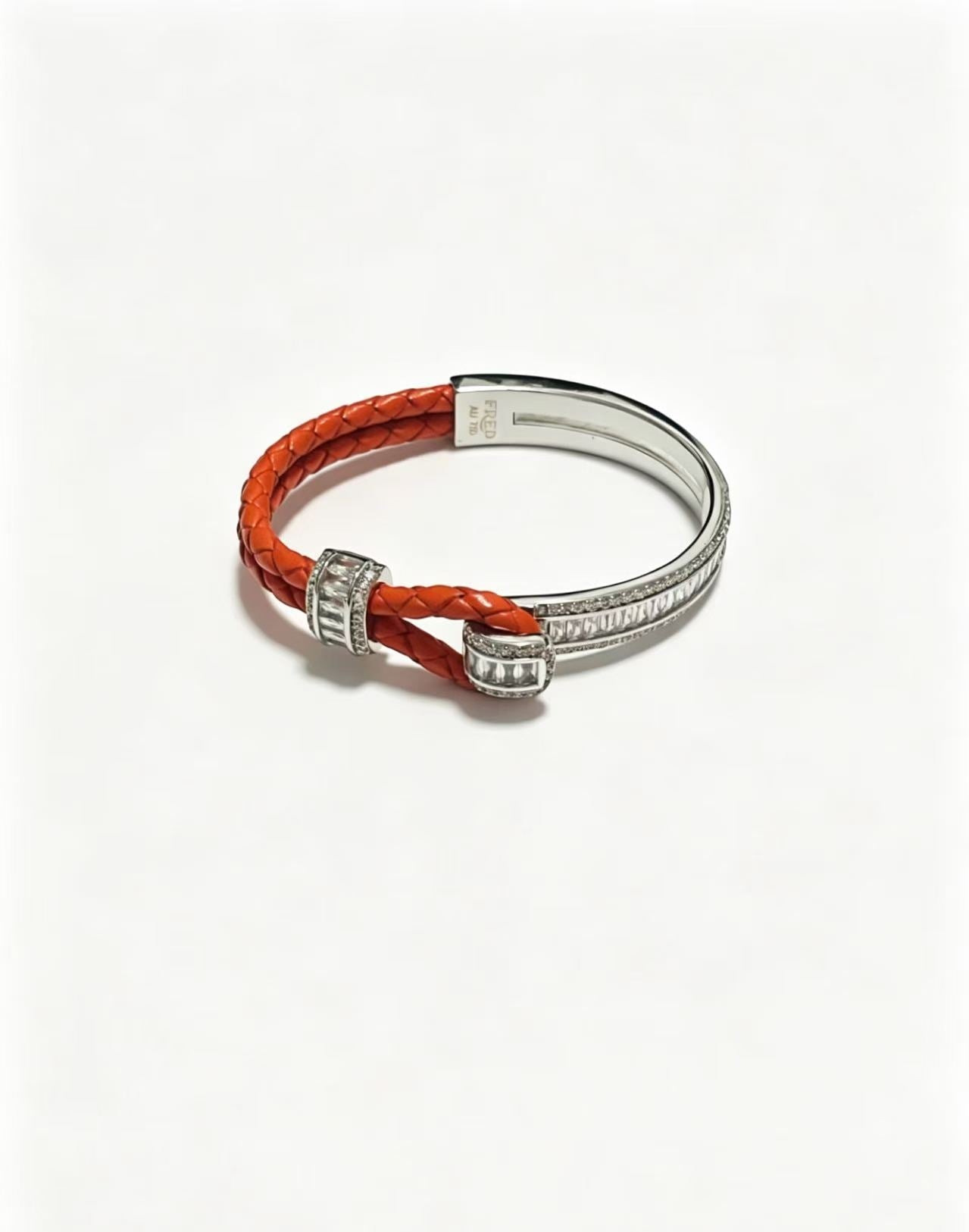 ¡®Lume Jewels2026 New Half-Diamond Horseshoe Buckle Bangle