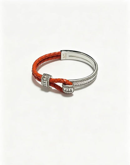¡®Lume Jewels2026 New Half-Diamond Horseshoe Buckle Bangle