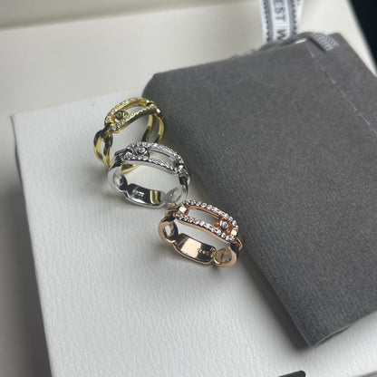 [Lume Jewels]Sliding Single Diamond Ring