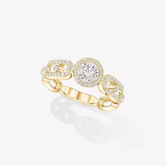 [Lume Jewels]Move Link Solitaire Ring
