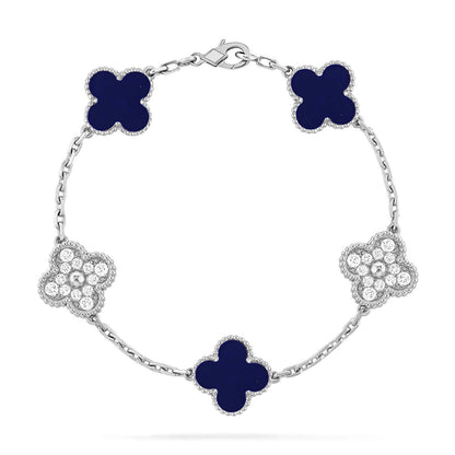 [Lume Jewels]New CLOVER 5 MOTIF LAPIS LAZULI BRACELET COLLECTION