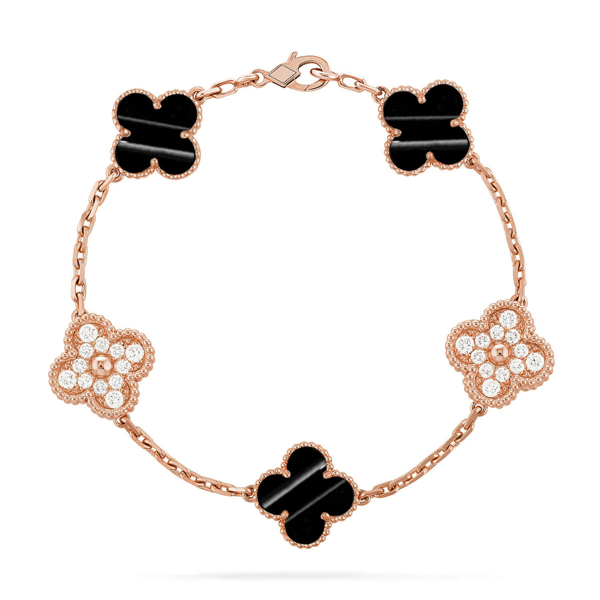 [Lume Jewels]New  CLOVER 5 MOTIF PULSAR STONE BRACELET COLLECTION