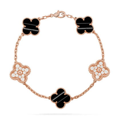 [Lume Jewels]New  CLOVER 5 MOTIF PULSAR STONE BRACELET COLLECTION