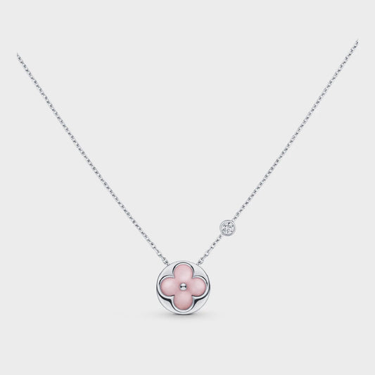 ¡®Lume Jewels¡¯SUN MOTIF PINK MOP SILVER BRACELET