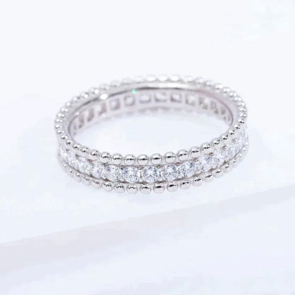 ¡®Lume Jewels¡¯PERLEE DIAMOND SILVER RING
