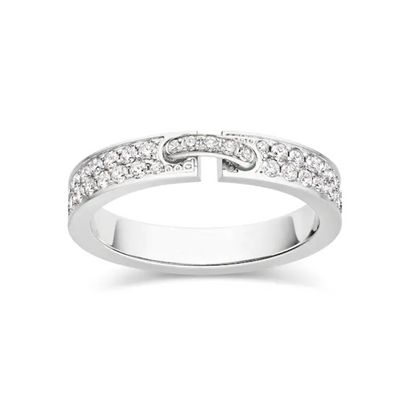 ¡®Lume Jewels¡¯ALLIANCE LIENS VIDENCE PAVED DIAMOND 4MM RING