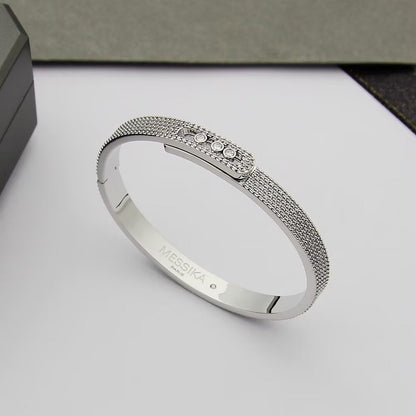 [Lume Jewels]Move Noa Full Pavé Diamond Bangle Bracelet