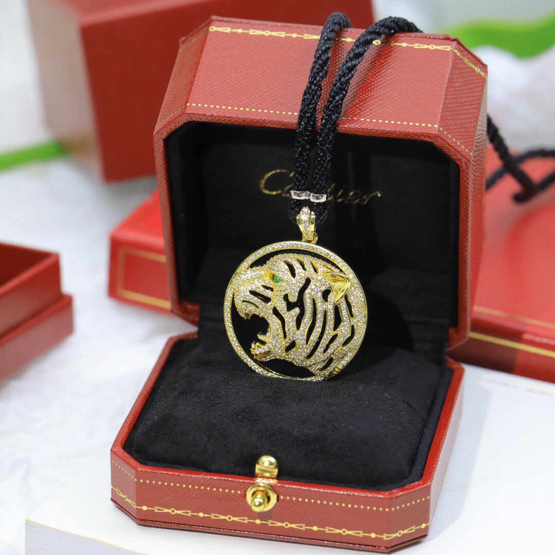¡®Lume Jewels¡ Openwork Tiger Cord Pendant Necklace
