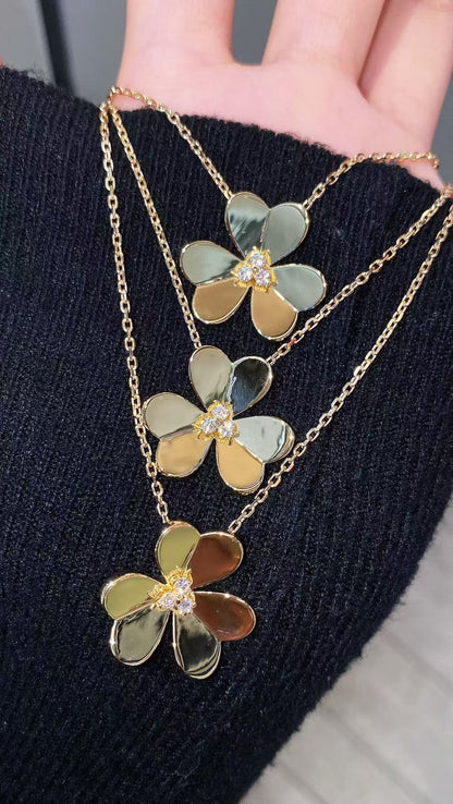 [Lume Jewels]FRIVOLE GOLD FLOWER NECKLACE2