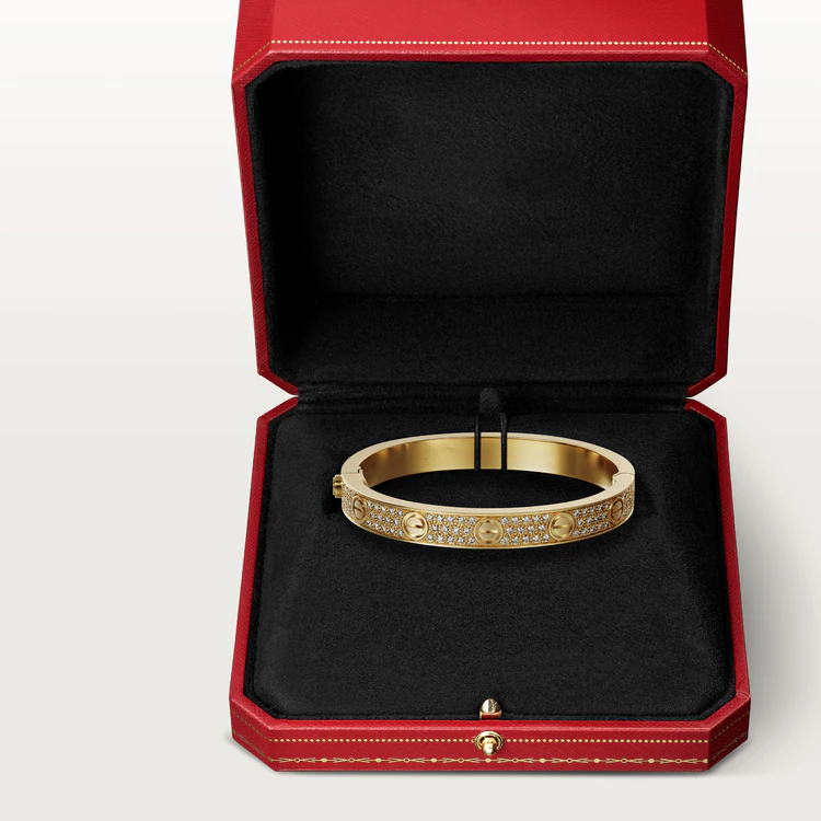 ¡®Lume Jewels¡¯LOVE BRACELET 6.1MM DIAMOND-PAVED