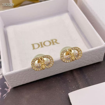 [Lume Jewels]CD Honeycomb Pearl Stud Earrings