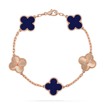 [Lume Jewels]New CLOVER 5 MOTIF LAPIS LAZULI BRACELET COLLECTION