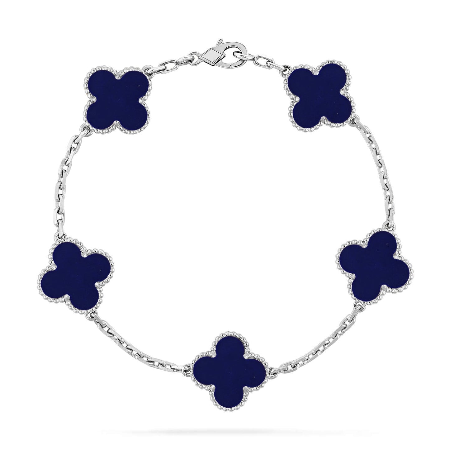 [Lume Jewels]New CLOVER 5 MOTIF LAPIS LAZULI BRACELET COLLECTION