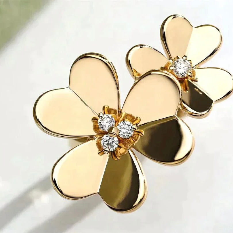 ¡®Lume Jewels¡¯CLOVER COMOS GOLD DIAMOND RING