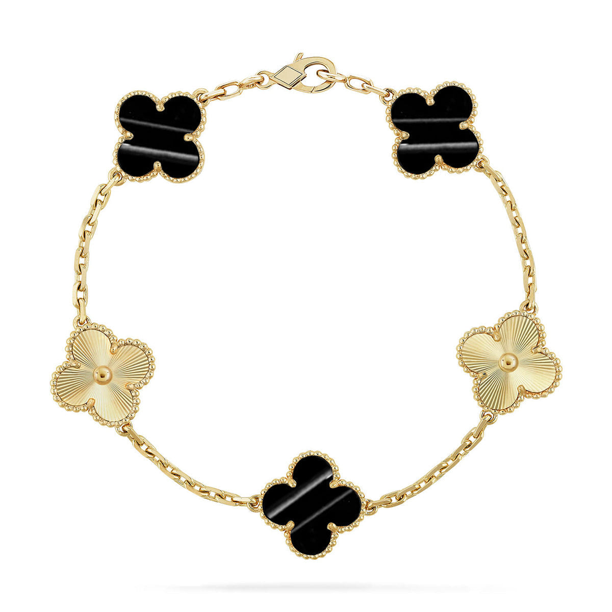 [Lume Jewels]New  CLOVER 5 MOTIF PULSAR STONE BRACELET COLLECTION