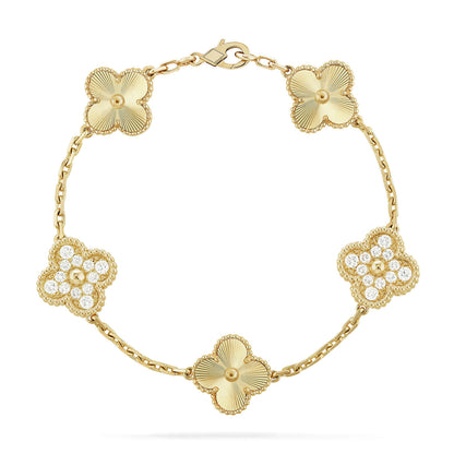 [Lume Jewels]New  CLOVER 5 MOTIF LASER BRACELET COLLECTION